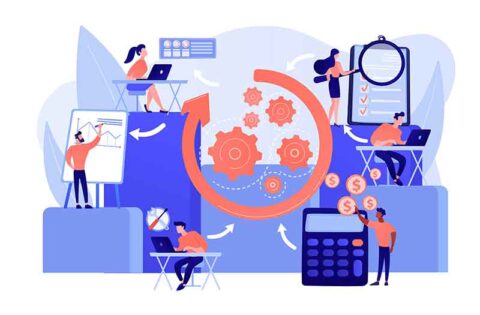 people working together to maximize output
